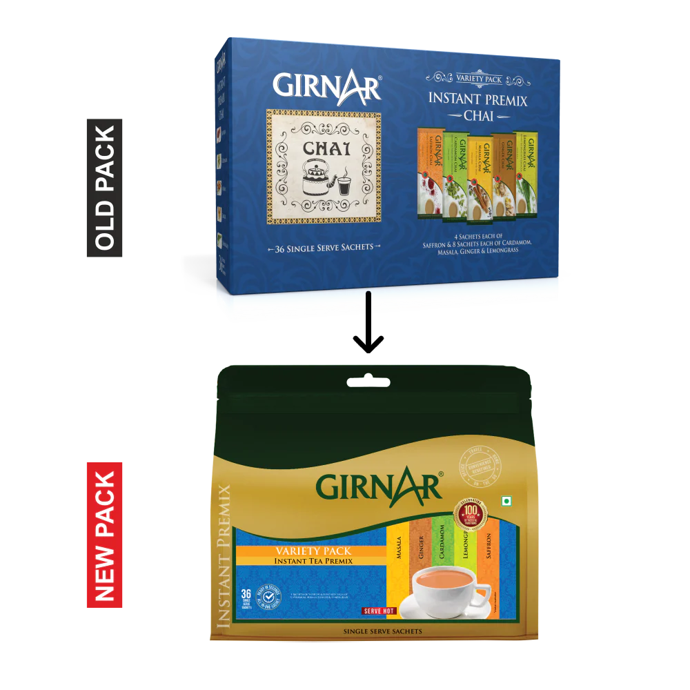 Girnar Instant Tea Premix Variety Pack
