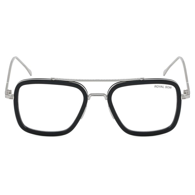 Royal Son Square TonyStark Blue Ray Cut Men Women Sunglasses
