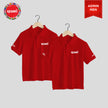 Kesari Uniform - RED T-shirts for Admin Men - 2 Tshirts