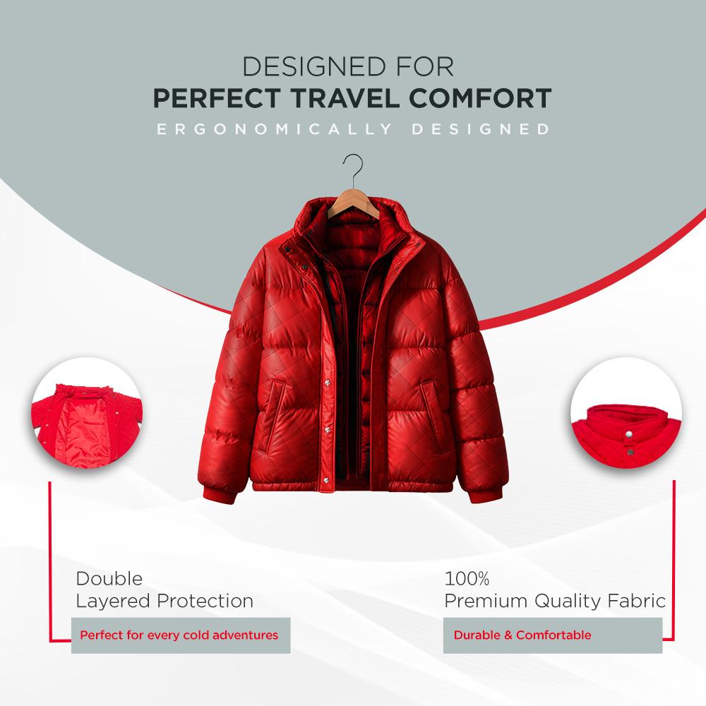 Kesari  Winter Travel Jacket | Full Sleeve