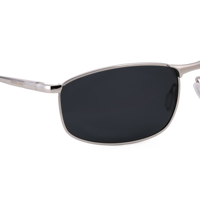 Royal Son Wrap-Around Polarized Men Sunglasses ( Colour - Black )