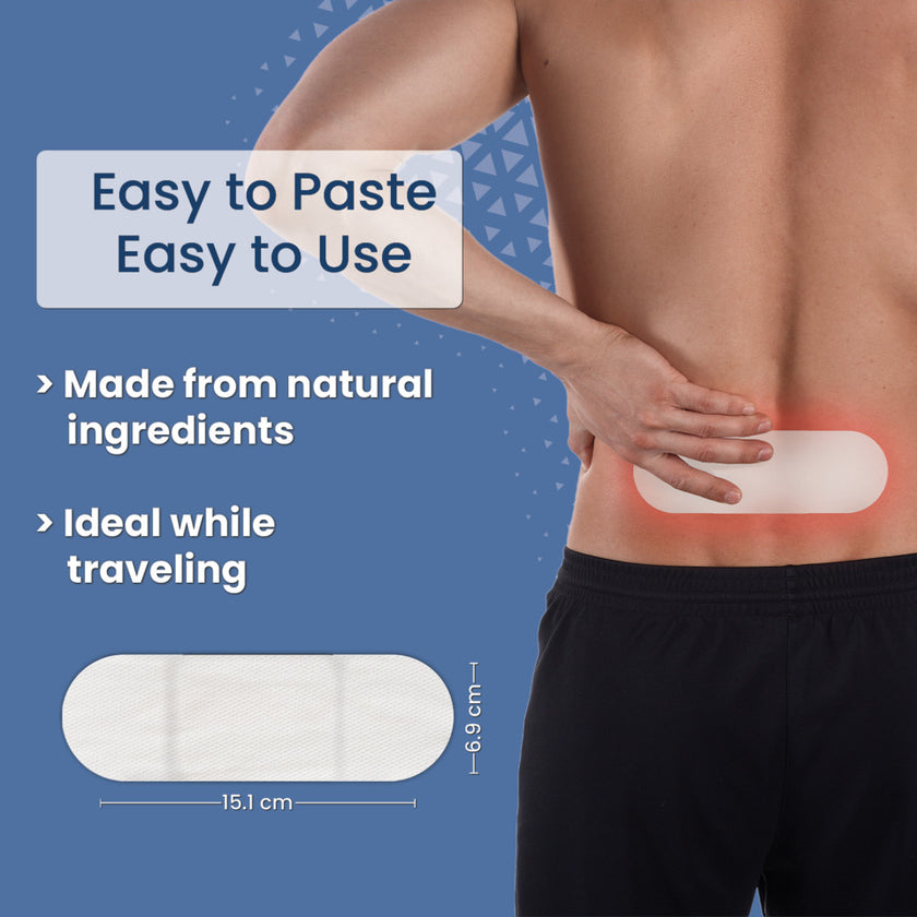 Back Pain Relief Patches - (Pack of 4 Regular Patches)