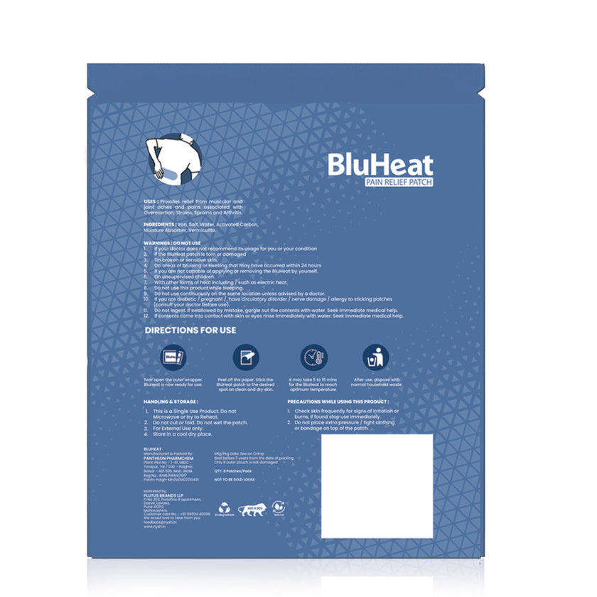 Back Pain Relief Patches - (Pack of 4 Regular Patches)