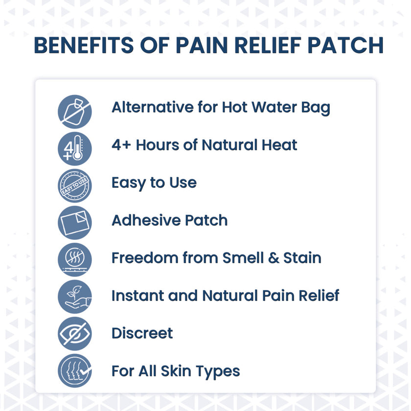 Back Pain Relief Patches - (Pack of 4 Regular Patches)