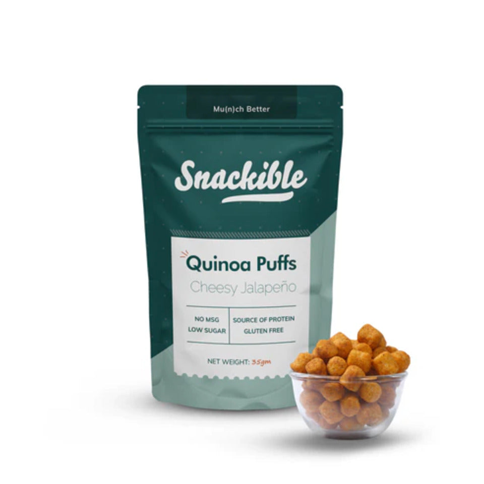 CHEESY JALAPEÑO QUINOA PUFFS