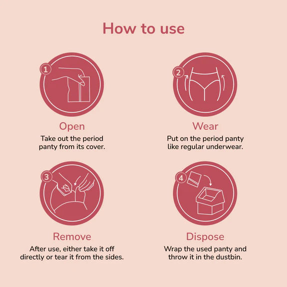 Disposable Period Panty - Pack of 6