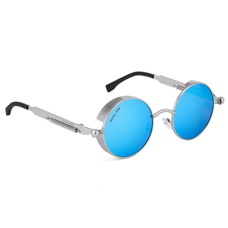 Royal Son Round Mirrored Men Women Sunglasses