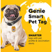 Genie Smart Pet Tag, Dog and Cat Tag with QR Code for Tracking Location