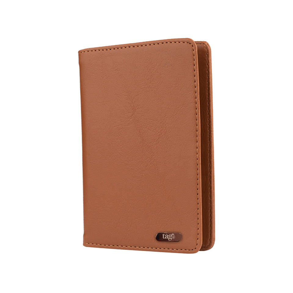 Dolphin Smart Leather Passport Holder with BLE Tracker and RFID Blocking