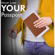 Dolphin Smart Leather Passport Holder with BLE Tracker and RFID Blocking