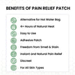 Pain Relief Patches for Knee, Elbow & Ankle (Pack of 4)