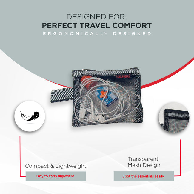 KESARI SLIM NETTED POUCH