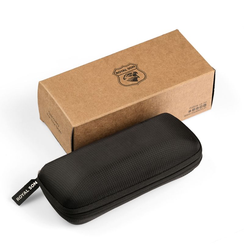 Royal Son Trendy Brown Cooling Polarized Sun glare glasses Men - CHI00152-C3