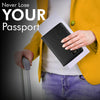 Dolphin Smart Passport Case - RFID Blocking with Anti-Theft Bluetooth Tracking (Black)