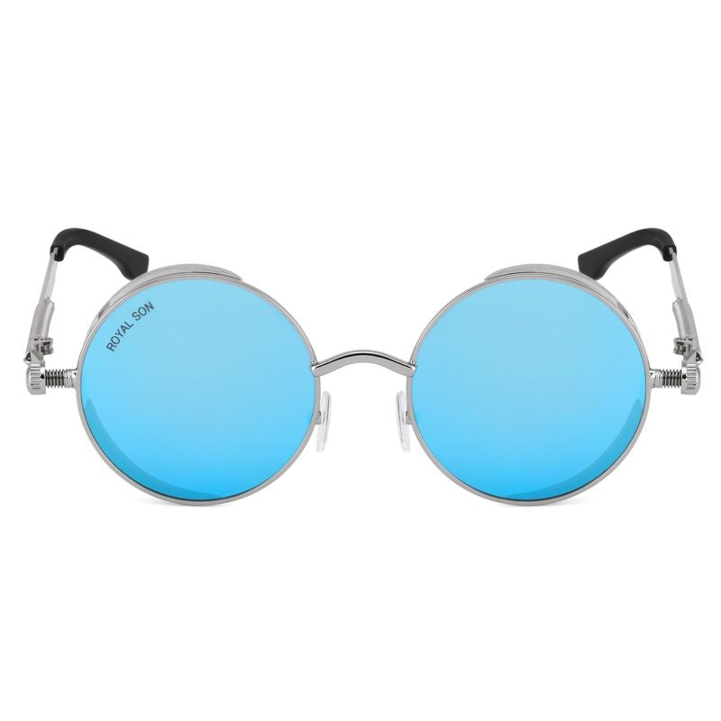 Royal Son Round Mirrored Men Women Sunglasses