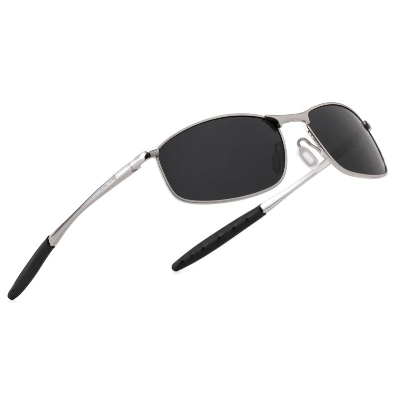 Royal Son Wrap-Around Polarized Men Sunglasses ( Colour - Black )