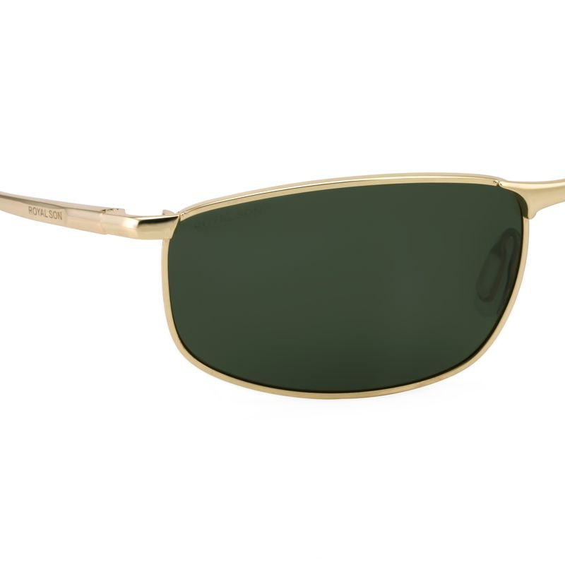 Royal Son Wrap-Around Polarized Men Sunglasses ( Colour - Green )