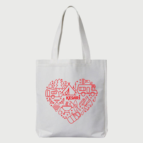 Kesari Camping Love – Canvas Tote Bag