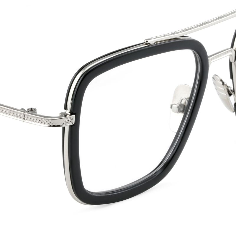 Royal Son Square TonyStark Blue Ray Cut Men Women Sunglasses