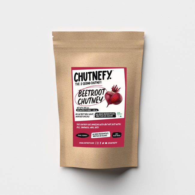 Beetroot Chutney | Udupi Inspired Special | Medium Spicy | 250g (makes ~1000ml chutney)