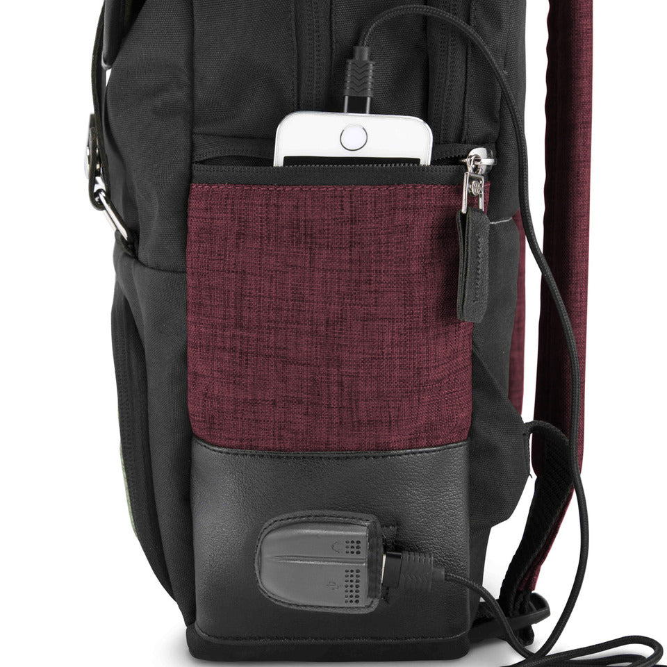 Dexter 14 inch Casual Laptop Backpack with USB Charging Port (18 Ltrs)