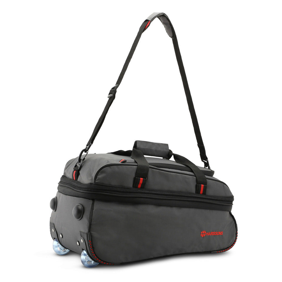 D-Lite Polyester Trolley Duffel Bag, Cabin Luggage and Expandable Travel Bag (49L)