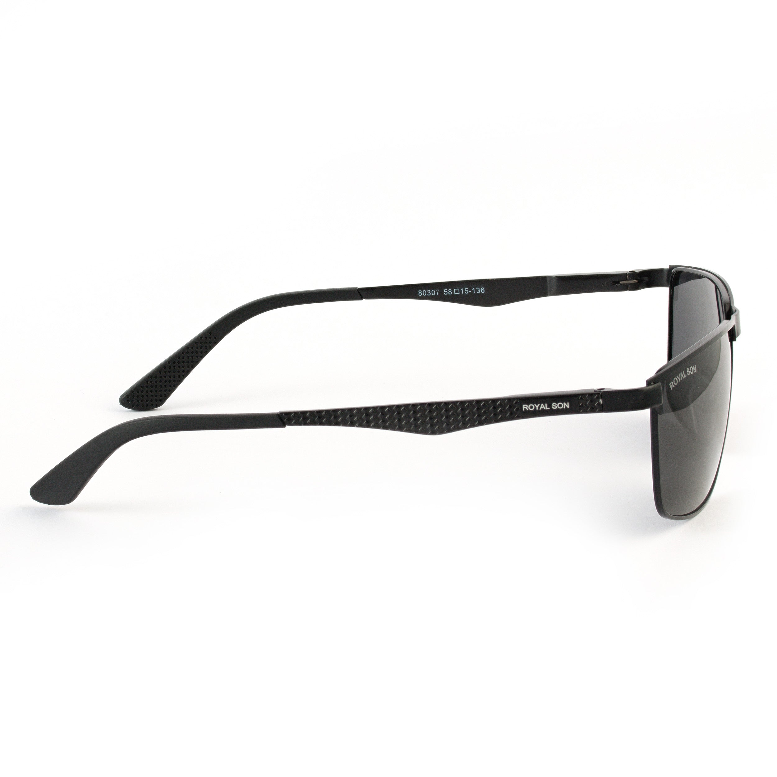 Rectangle Wrap-Around Polarized Cooling Mens Sunglasses