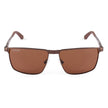 Rectangle Wrap-Around Polarized Cooling Mens Sunglasses