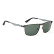 Rectangle Wrap-Around Polarized Cooling Mens Sunglasses