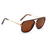 Retro Square Oversized Polarized Stylish Mens Sunglasses