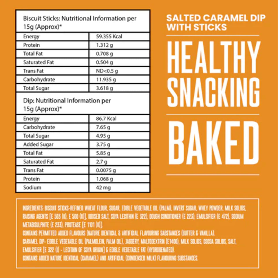 SALTED CARAMEL DIP WITH STICKS