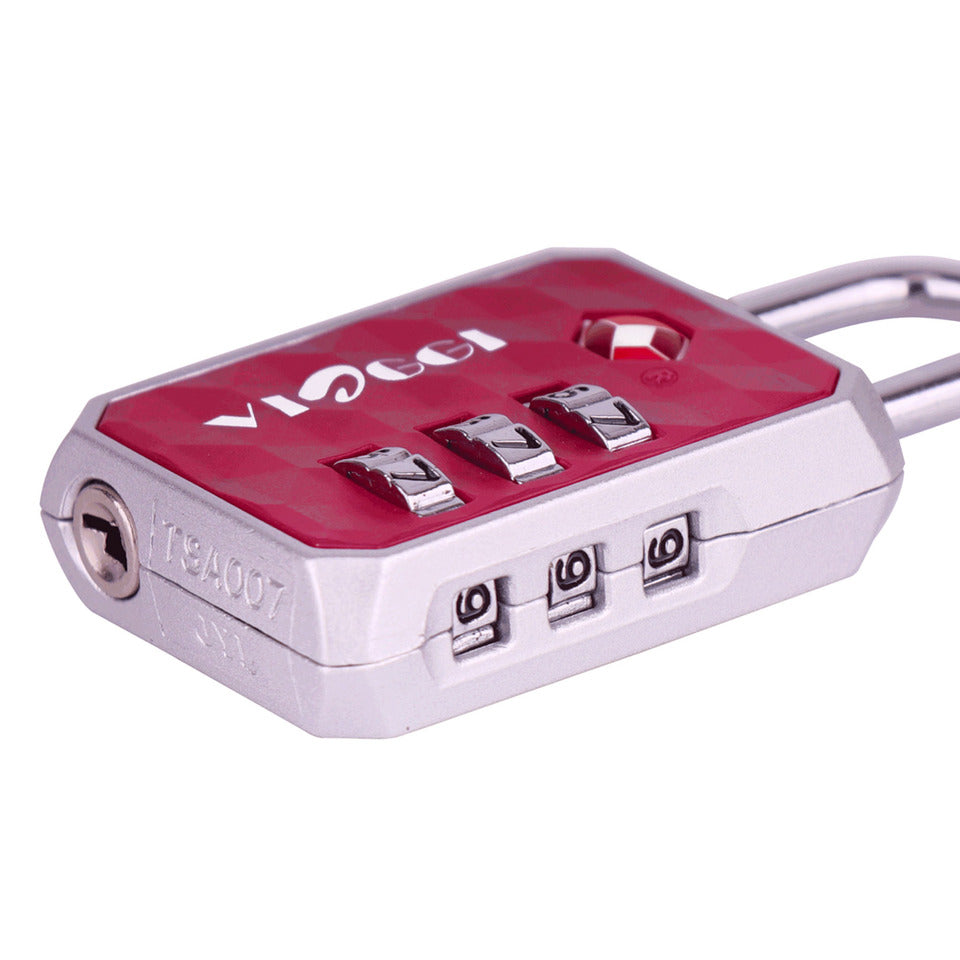 3 Dial Travel Security Luggage Combination Number Padlock