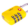 3 Dial Travel Luggage Combination Number Padlock