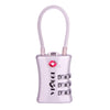 3 Dial Resettable Combination Cable Padlock