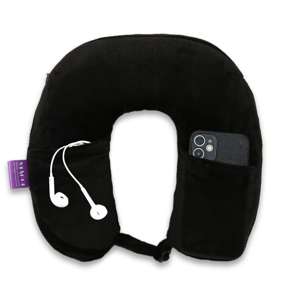 Super Soft Memory Foam Travel Neck Pillow