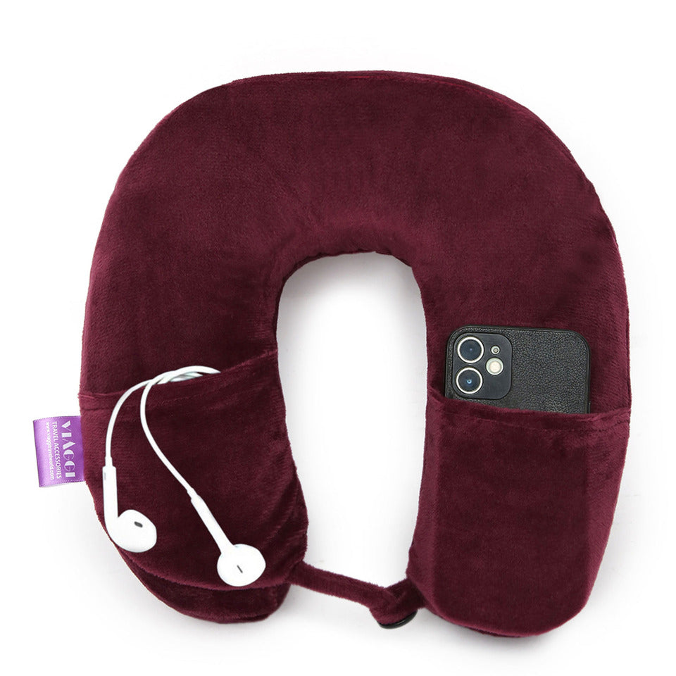 Super Soft Memory Foam Travel Neck Pillow